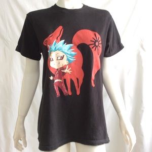 The Seven Deadly Sins anime t shirt size medium